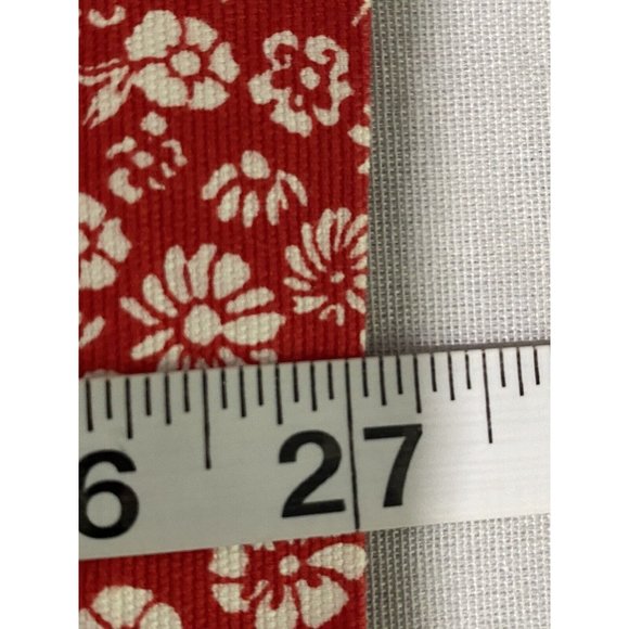 Onque Woman Button Down Jacket Red White Floral Pattern Top Size 2x - Picture 6 of 9